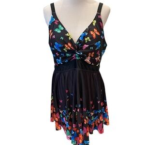 NWT Arolina Black Butterfly Sundress